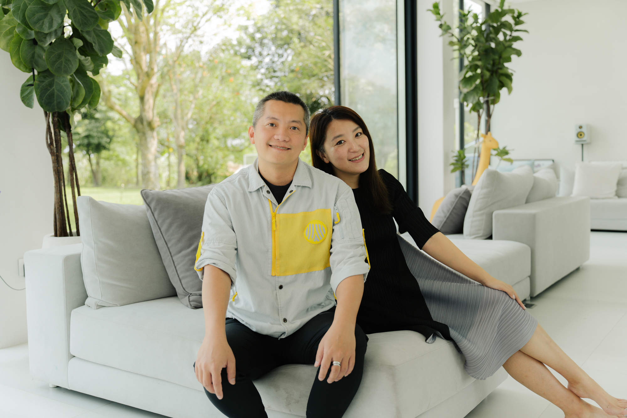 德築集團兩位共同創辦人-建築師黃德倫 Arran (左) 與發言人黃瓊之 Helen。