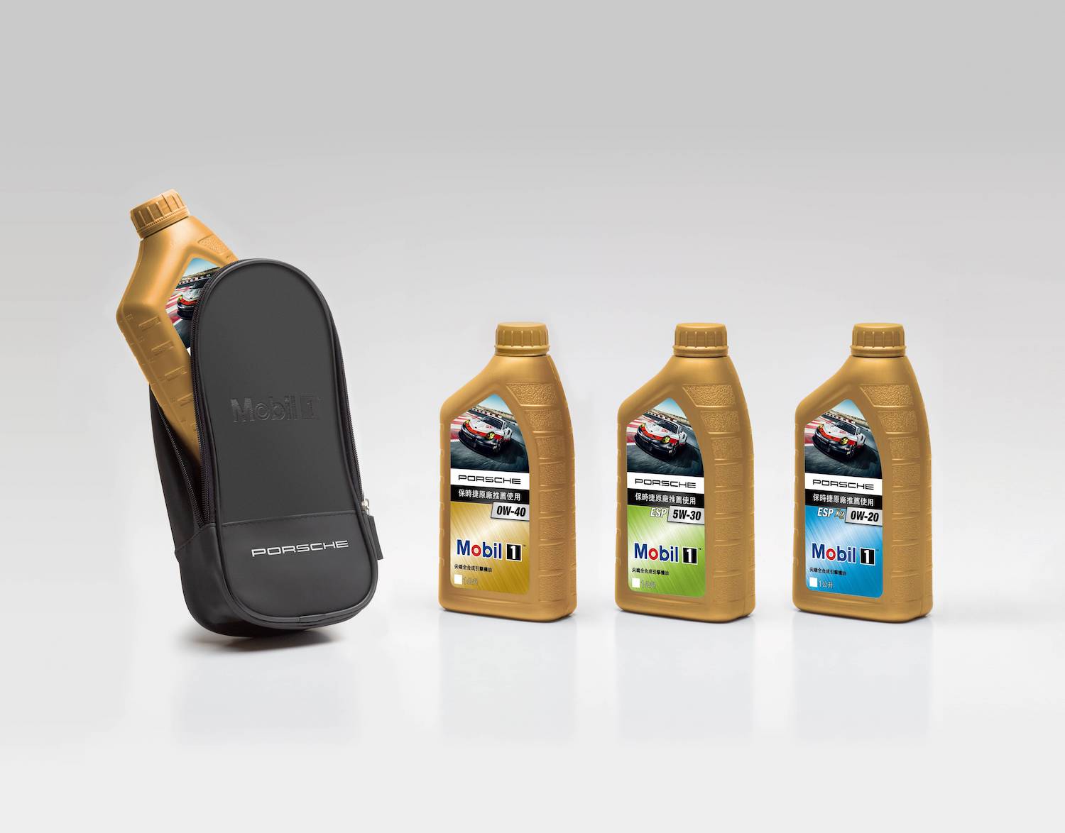 考量台灣的用路環境與特性，保時捷將提供三款不同型號的機油：0W-40、ESP 5W-30 與 ESP X2 0W-20。