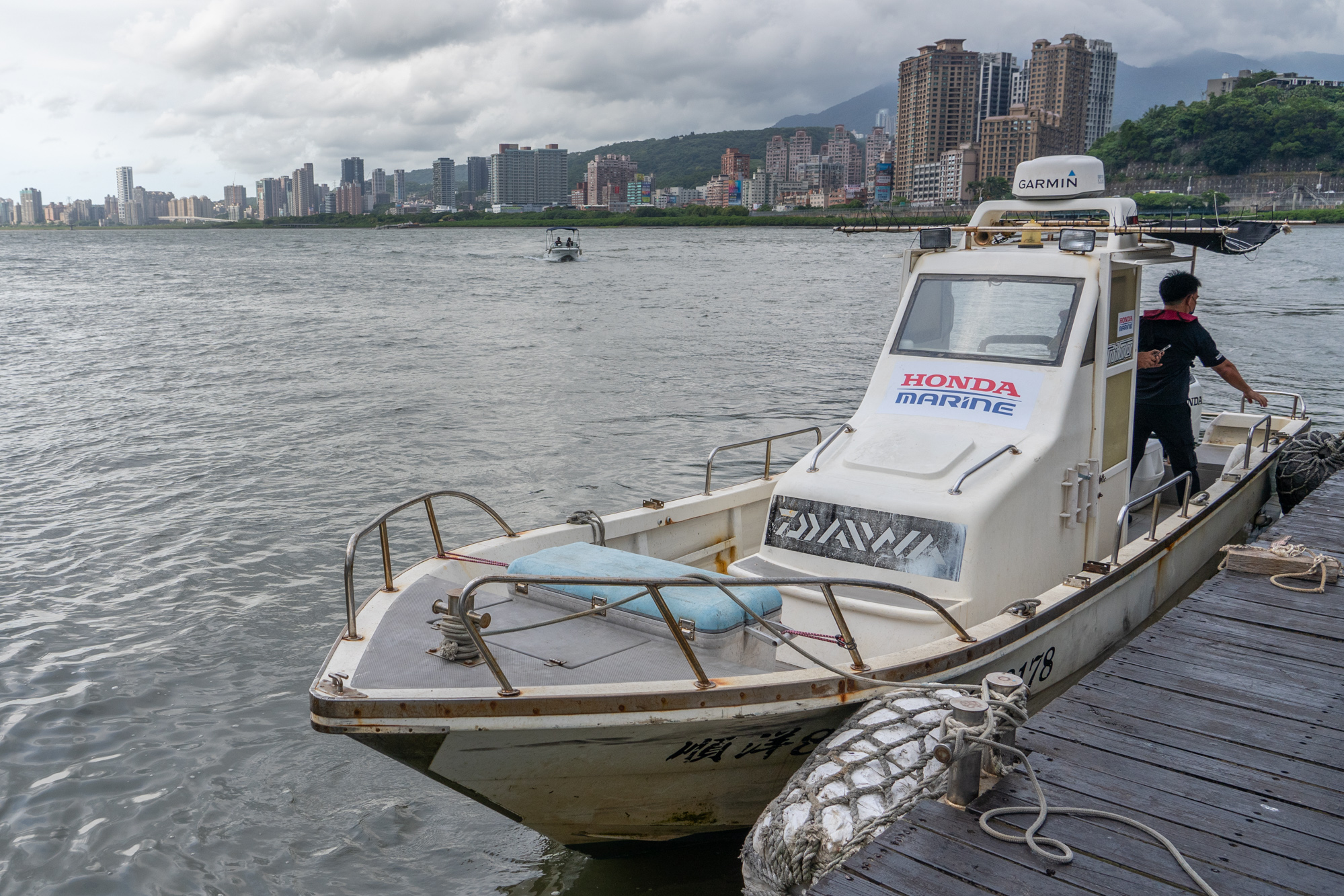 發表當天也藉由實際的體驗,展現 Honda 船外機的動力優勢。