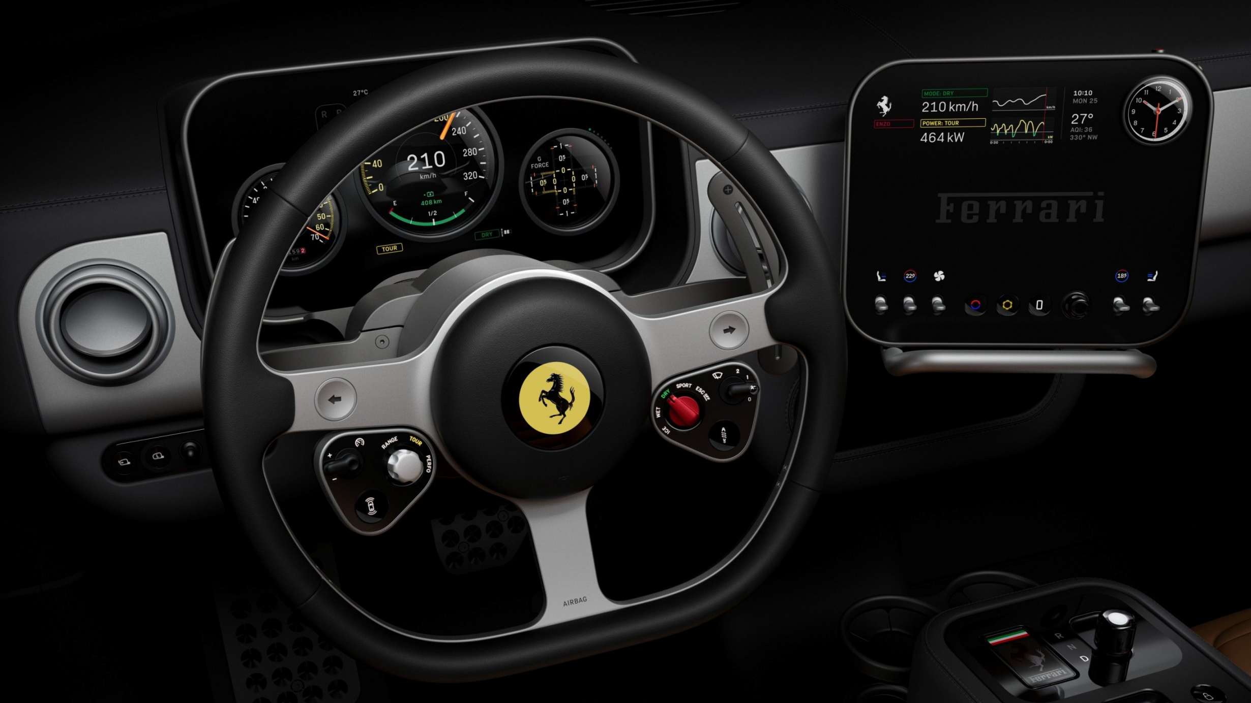 Apple 前任設計長助陣！Ferrari 首款純電作品 Luce 座艙設計揭露！
