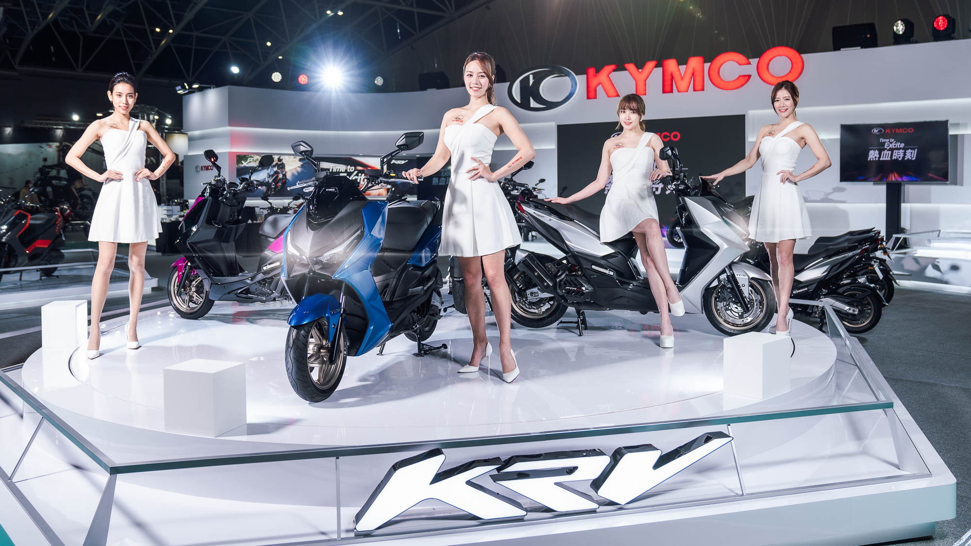 慶 Kymco 21 年連霸！新北五股國際摩托車展 KRV 與 DT X360 登場