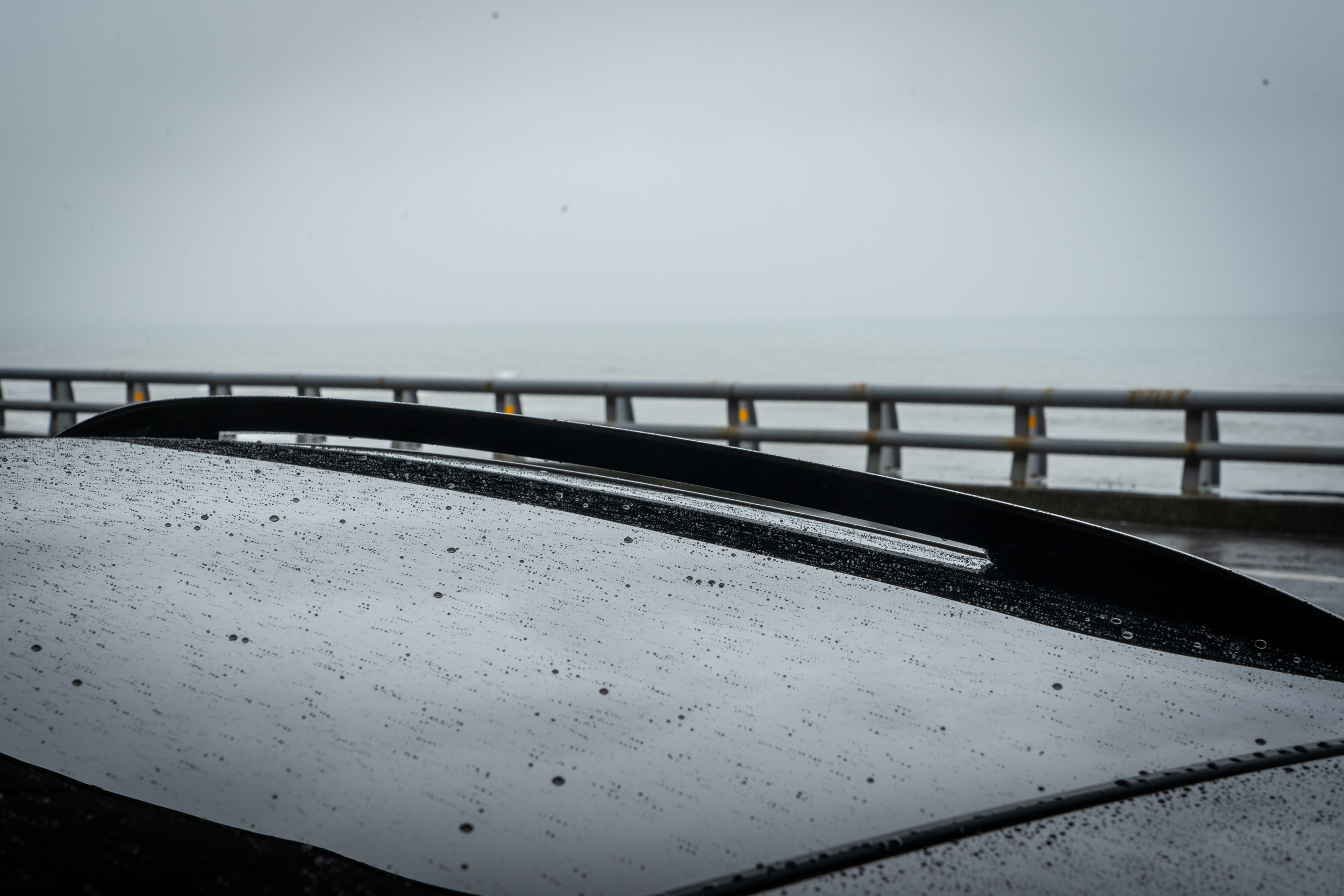 黑色鋁合金車頂置物滑軌也為選配項目。