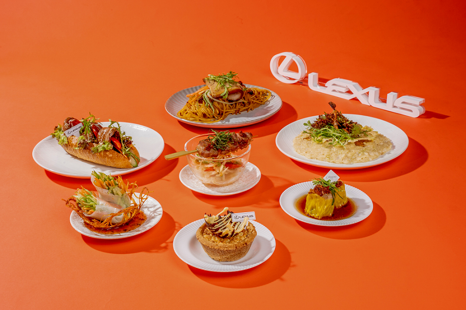 10 月 1 日起至 12 月 31 日特別攜手台北晶華酒店獨家合作,推出五星美食共四款前菜以及三款小主食。