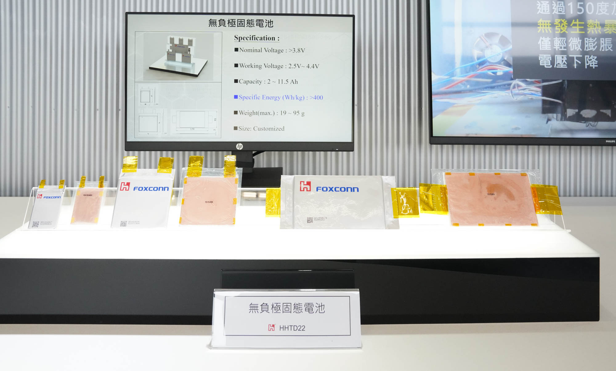 無負極固態電池。