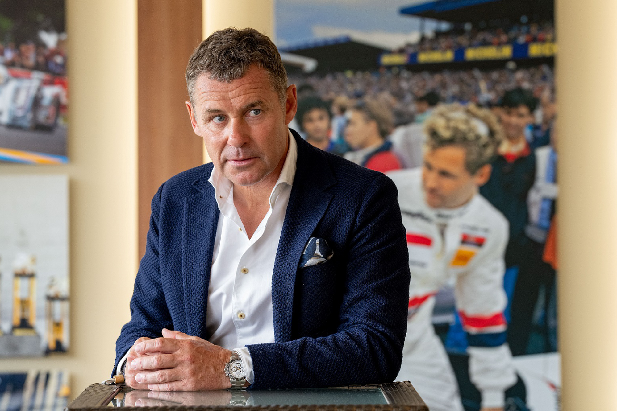 勞力士代言人湯姆.克里斯滕森(Tom Kristensen)現身 2022 年利曼 24 小時耐力賽。