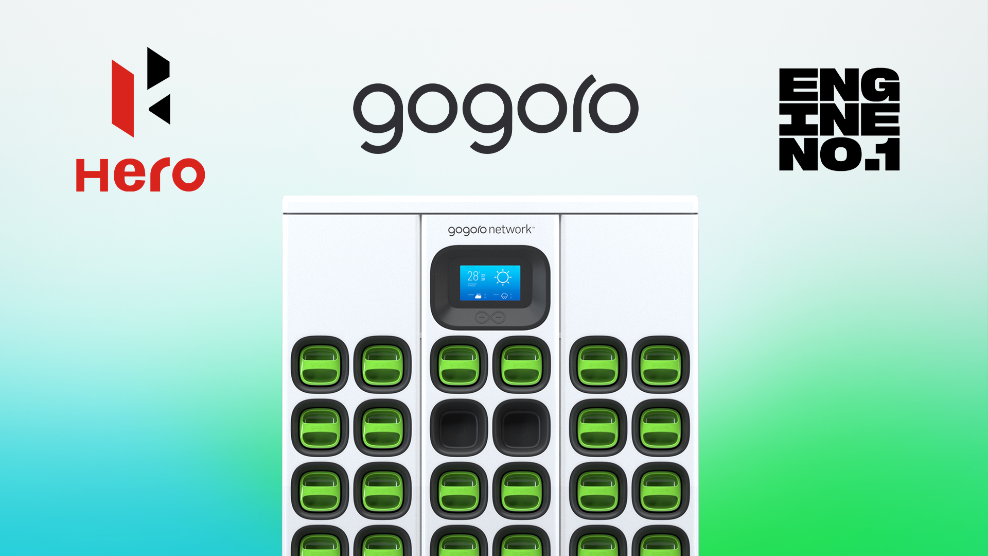 ▲ Gogoro 和 Poema Global 宣布 Hero MotoCorp 和 Engine No.1 成為私募增資新夥伴