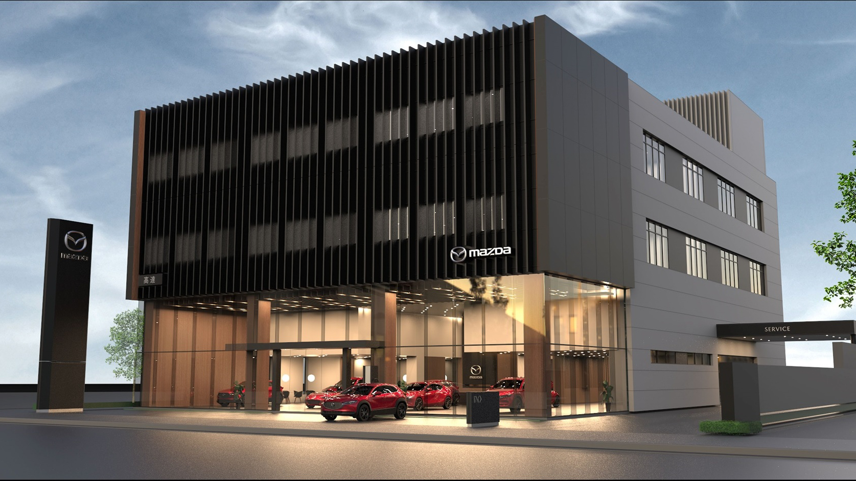 ▲ MAZDA 北台中旗艦據點舉行動土典禮