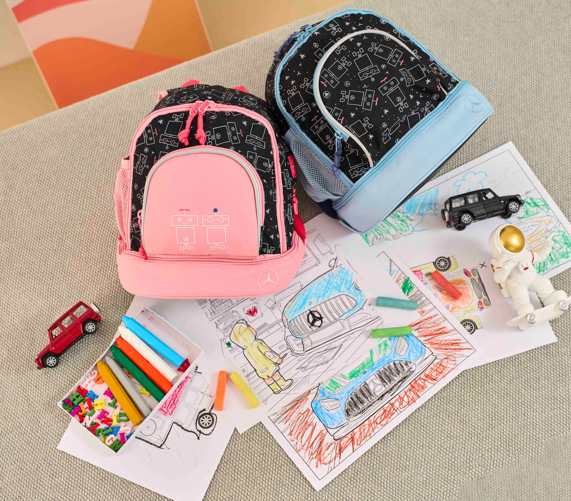 只要分享家中寶貝的著色車圖或是立體彩繪小車就有機會獲得後背包。