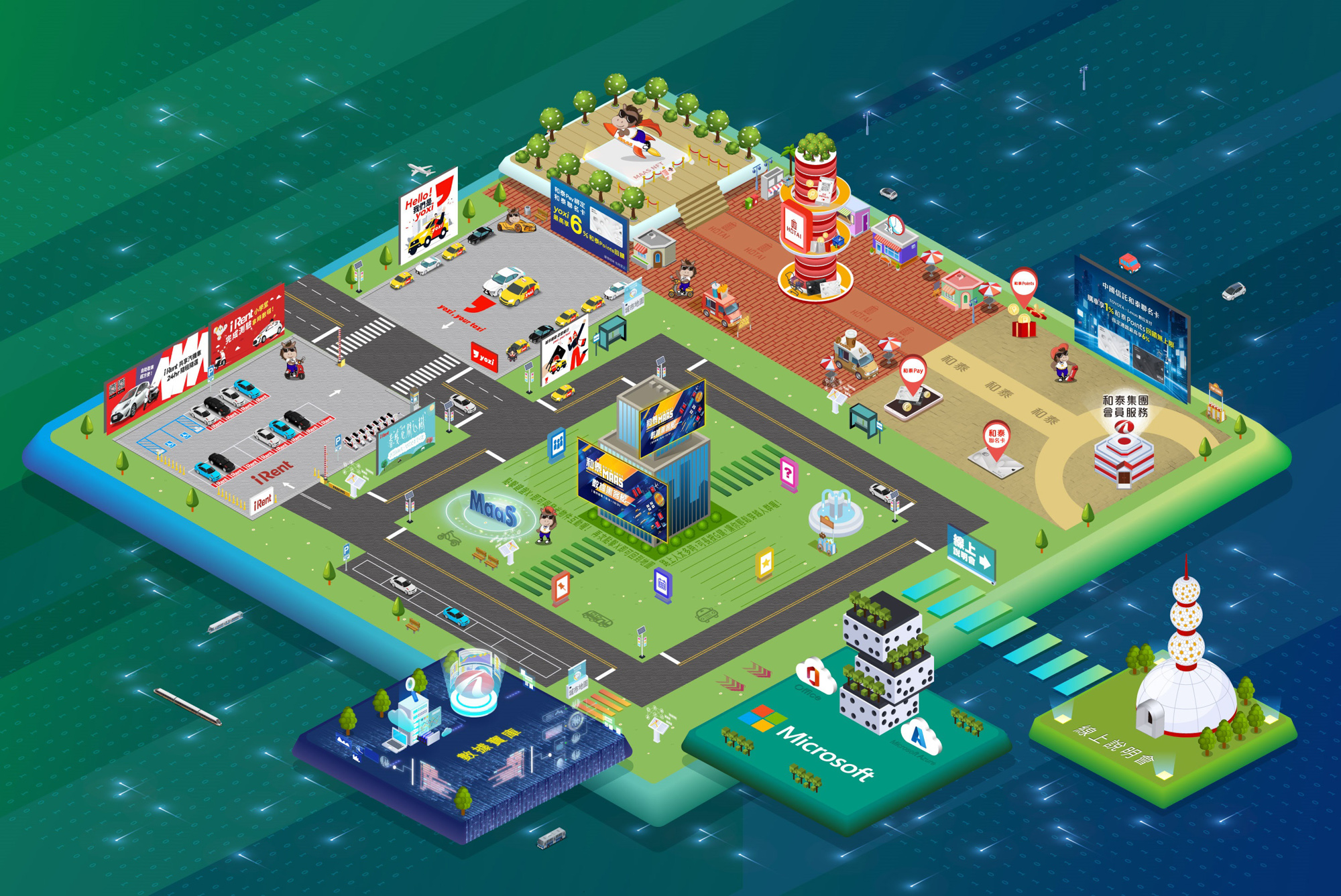 「MaaS智慧城」邀民眾揪團探索和泰集團生態系、挑戰MaaS集章任務,一起拿免費好禮。