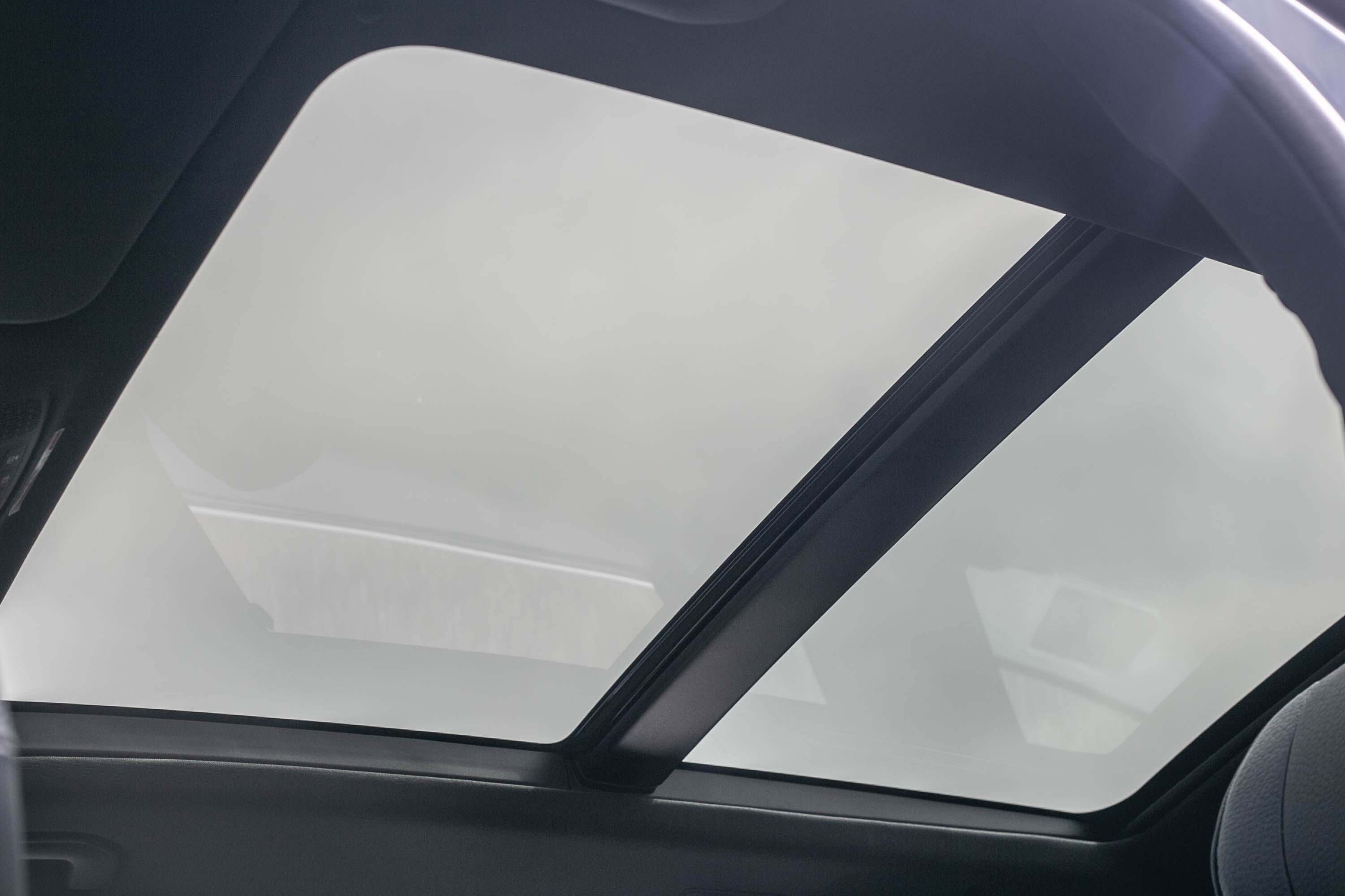 全景式電動玻璃天窗為 GLS 車系標配。