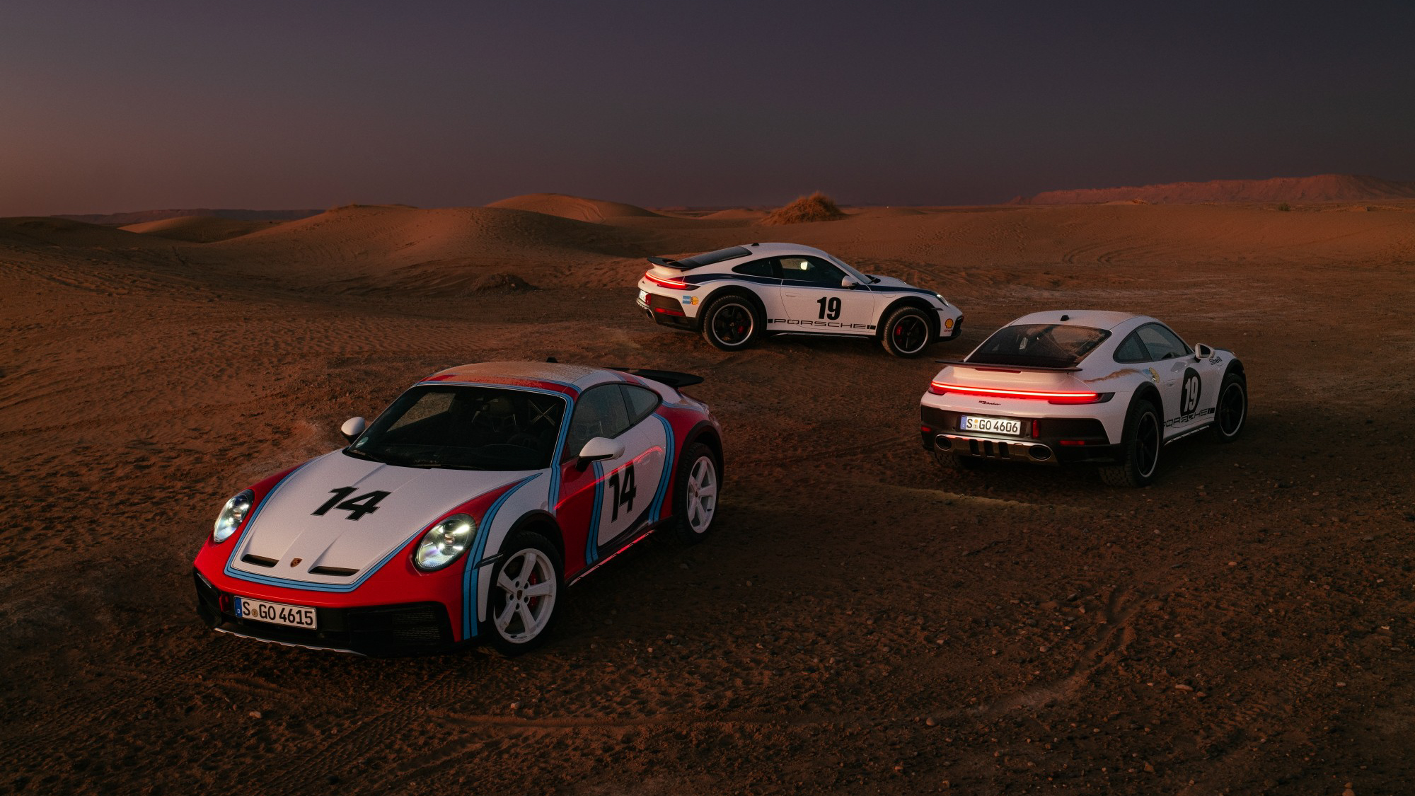 ▲ 源於 1970 年代的拉力賽設計 911 Dakar 裝飾套組