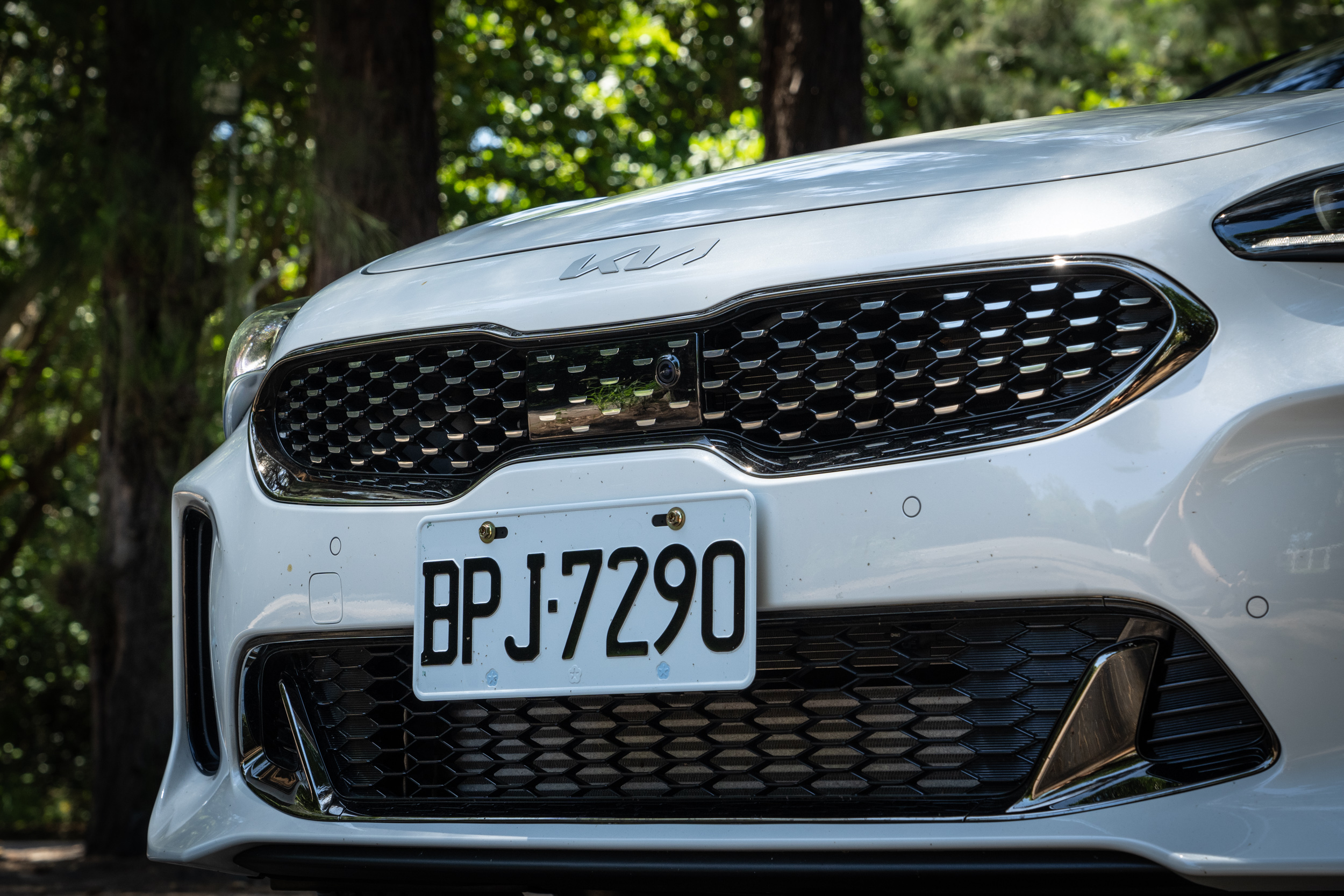 虎式造型水箱護罩為車頭最大設計特色。