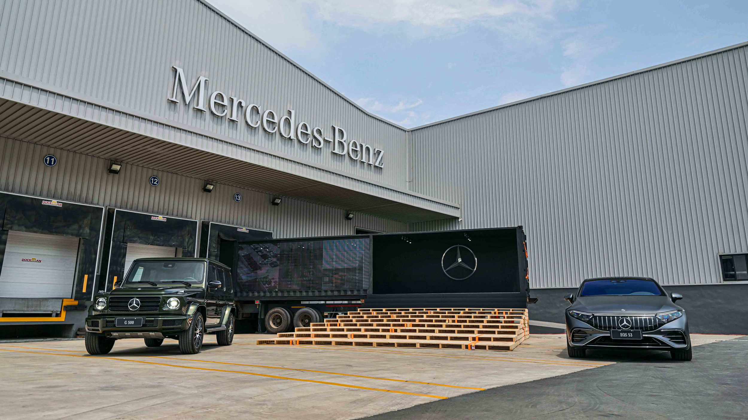 ▲ Mercedes-Benz 零件物流中心正式啟用
