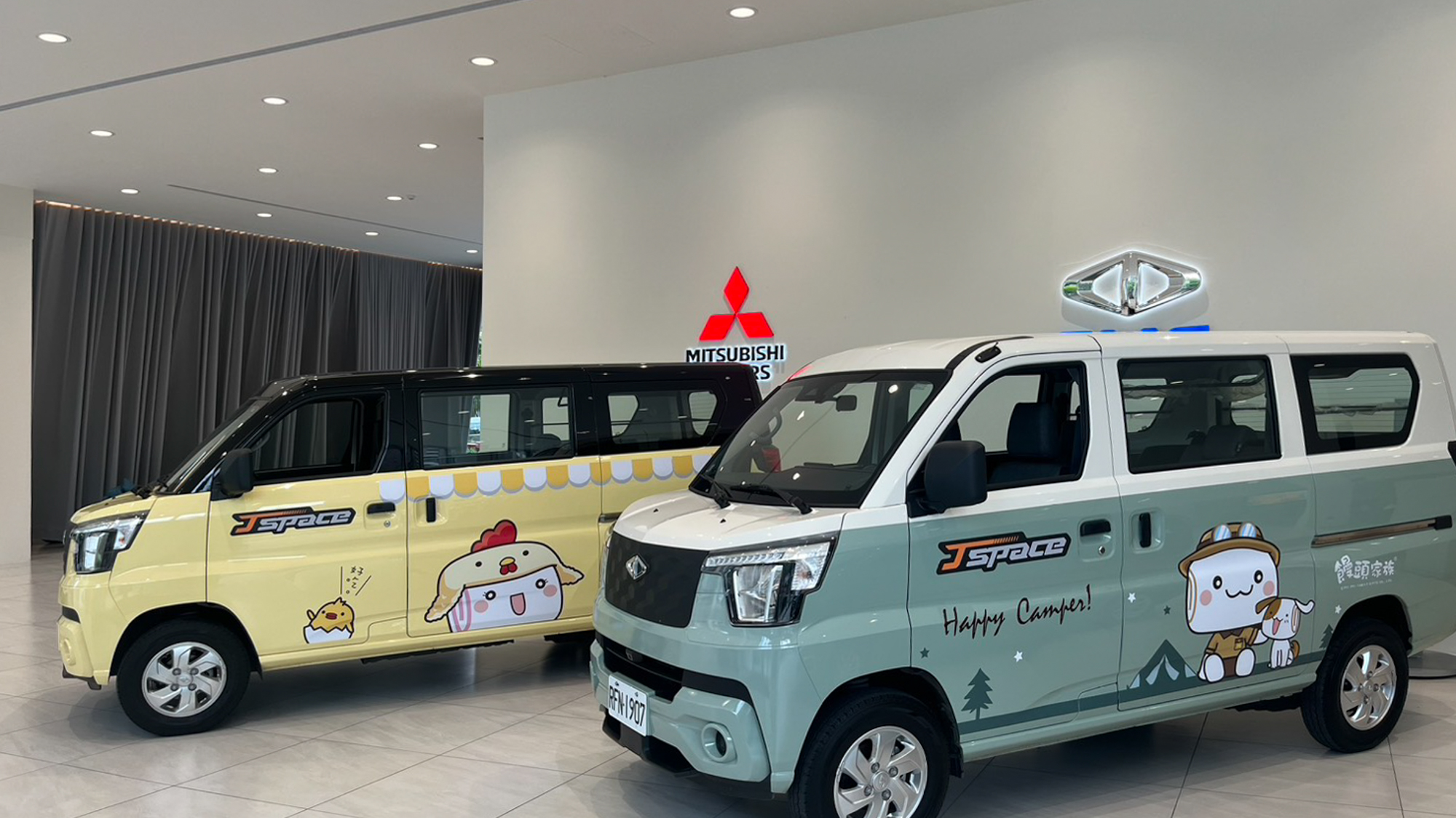J SPACE 可愛駕到  饅頭家族巡迴車展 530 熱鬧啟動
