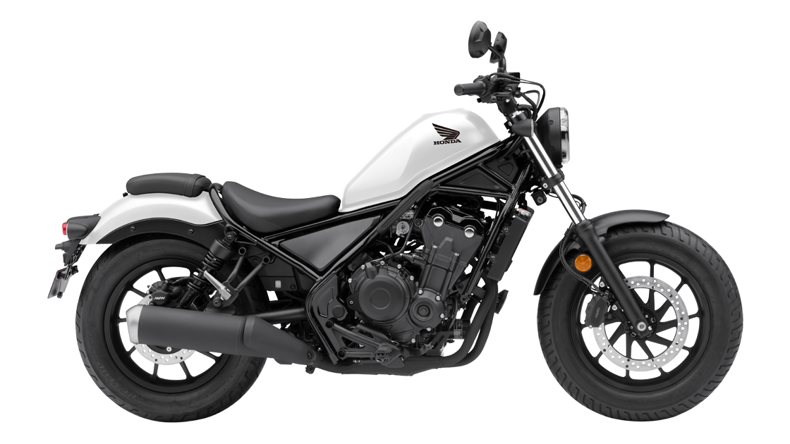 2021 Rebel500 消光白。