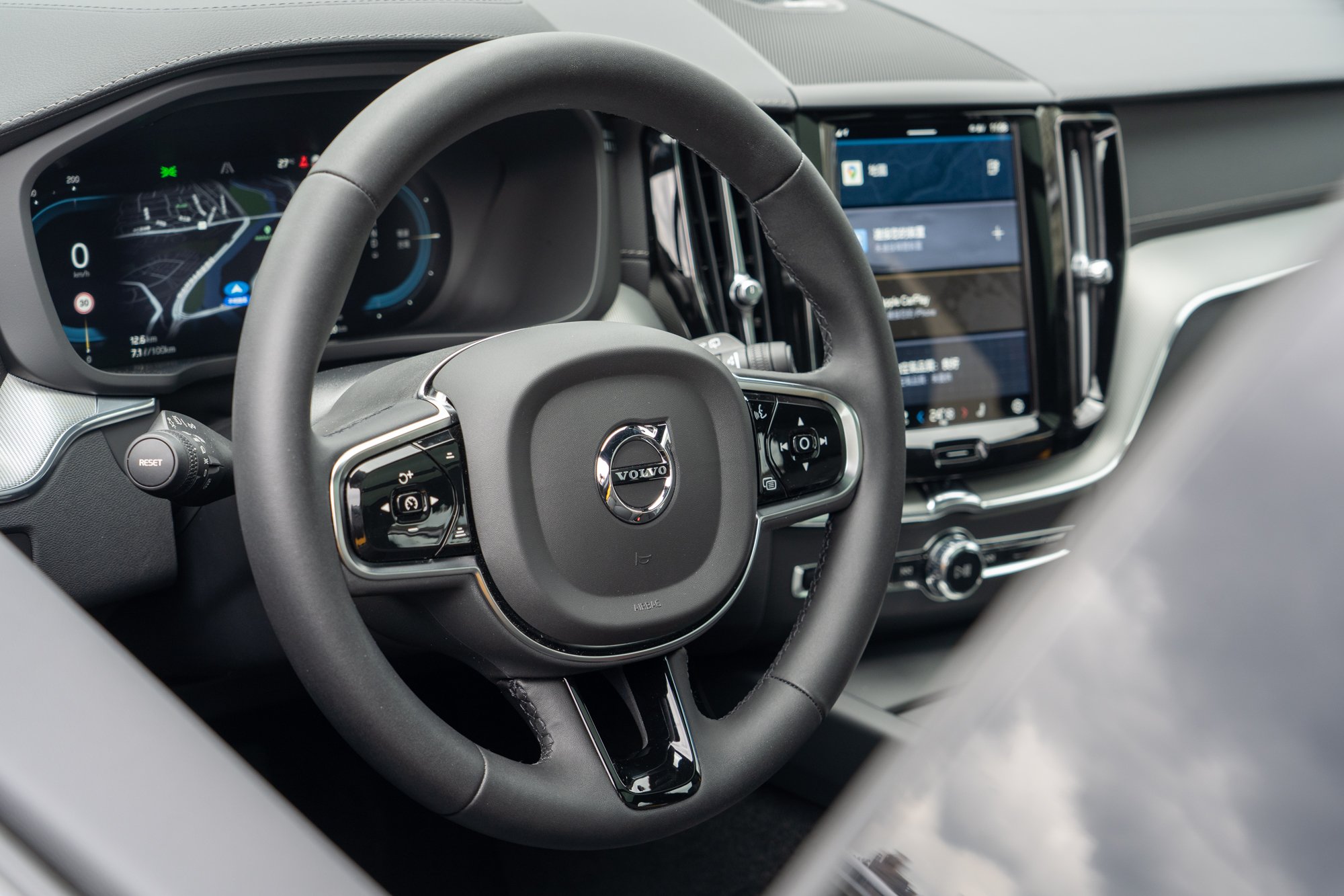 方向盤具備加熱功能。