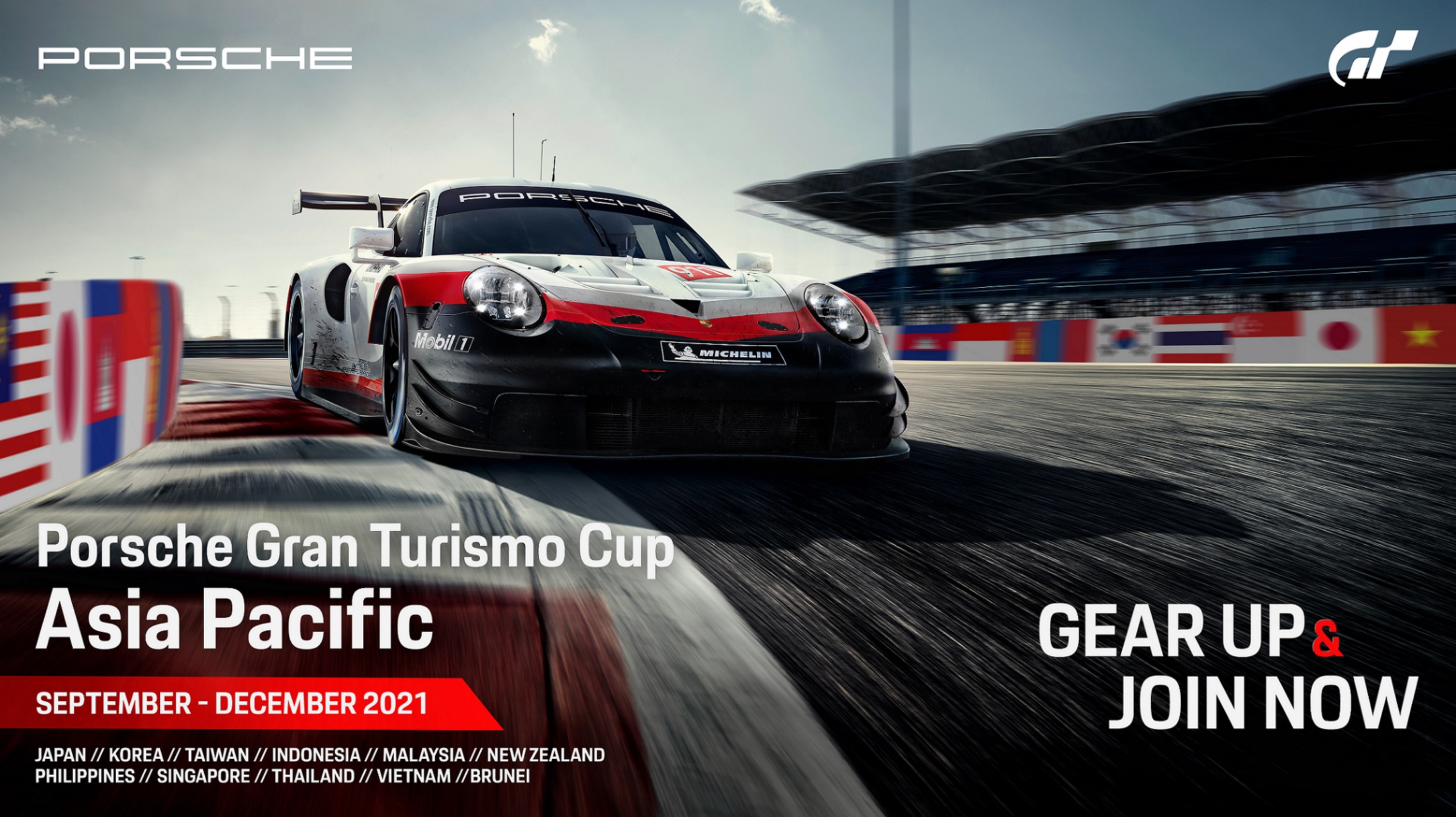 ▲ 台灣五強出戰 Porsche Gran Turismo Cup Asia Pacific 台灣保時捷穩健培養電競人才