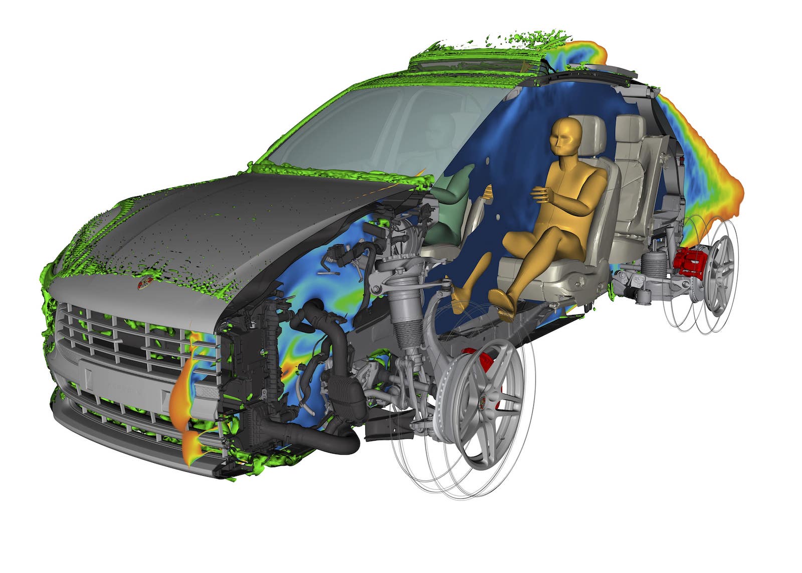 虛擬數位開發和測試節省了時間和成本，共有 20 款數位化原型車，用於開發中不同功能的模擬測試。