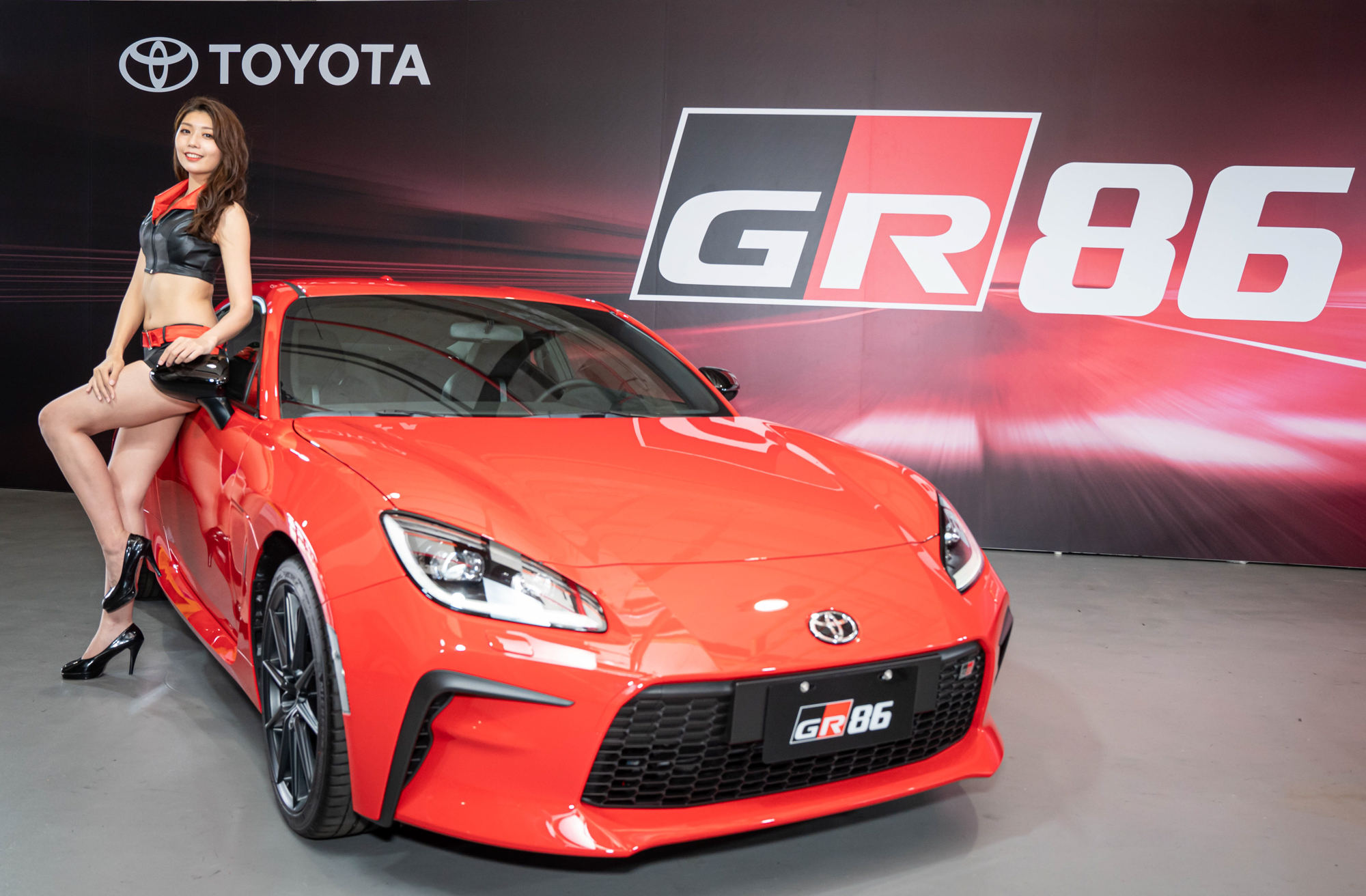 全新 GR86 於台中麗寶國際賽車場發表。