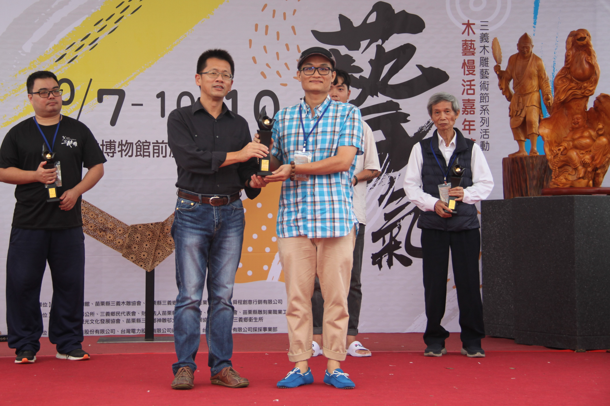 .裕隆汽車長期贊助臺灣國際木雕競賽,鼓勵創作者為臺灣木雕注入豐沛的藝術能量。