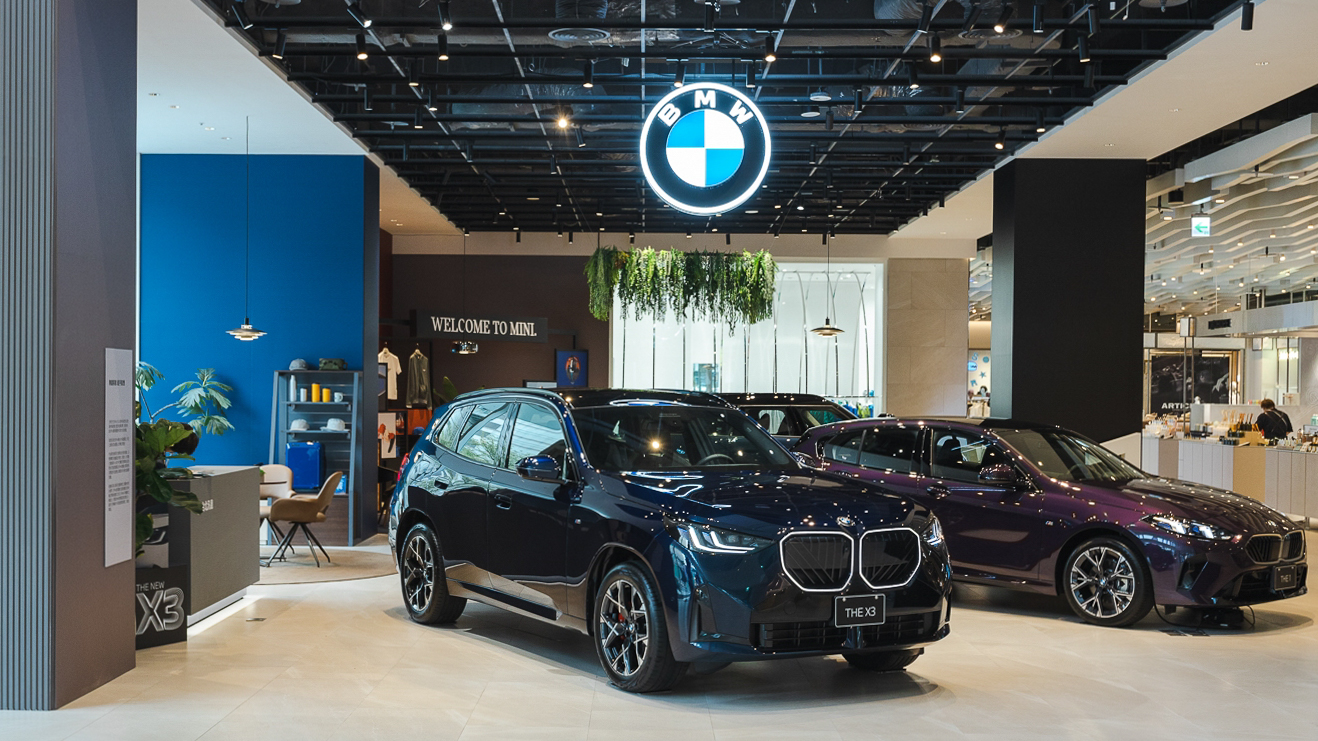 「BMW 品牌體驗店」進駐 NOKE 忠泰樂生活！