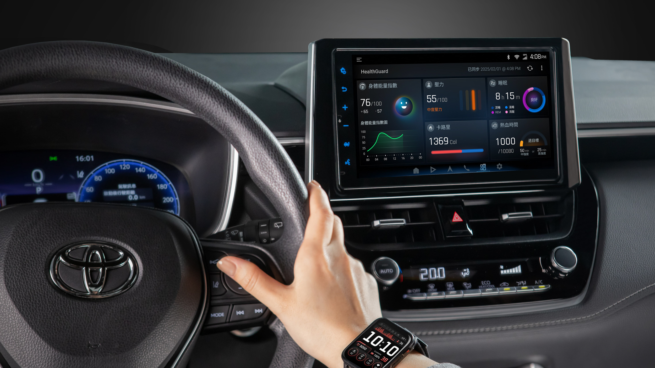 TOYOTA Drive⁺ Link 智能車載系統攜 GARMIN 升級五大功能！