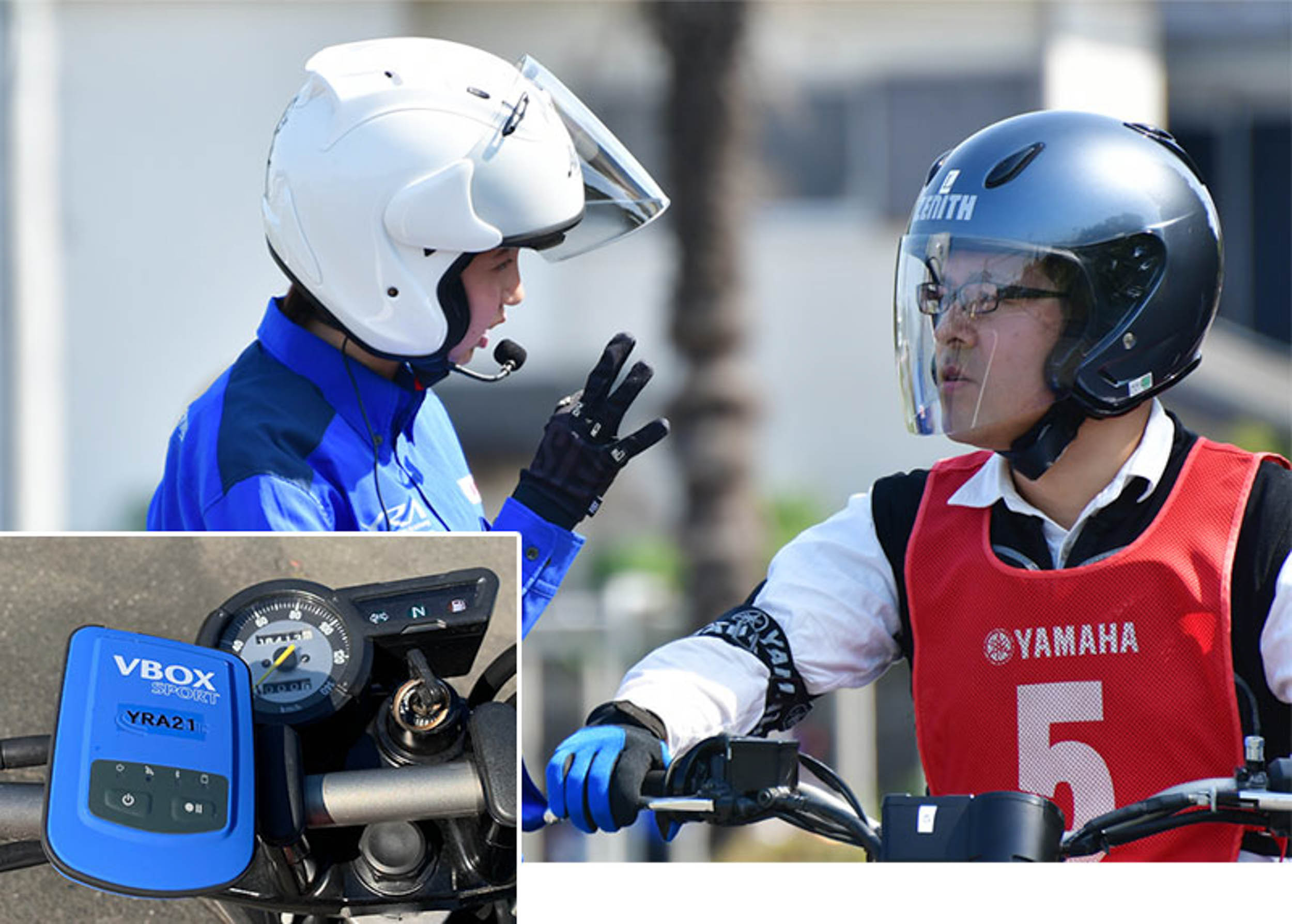 運用 Yamaha Riding Feedback System的課程。