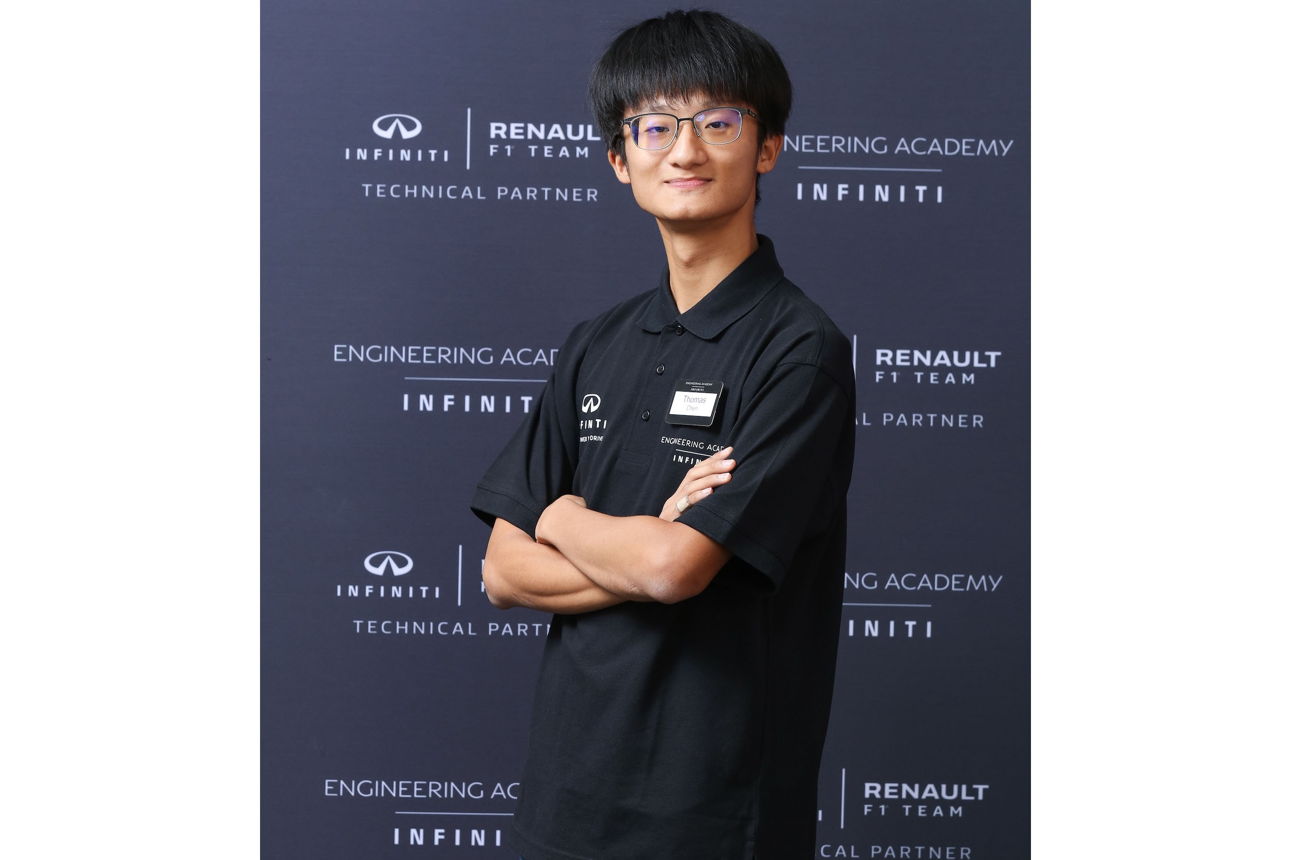 台灣清華大學動力機械工程學系三年級的 陳佐任同學榮獲本屆「Infiniti 賽車工程學院」亞洲及大洋洲區總決賽冠軍。