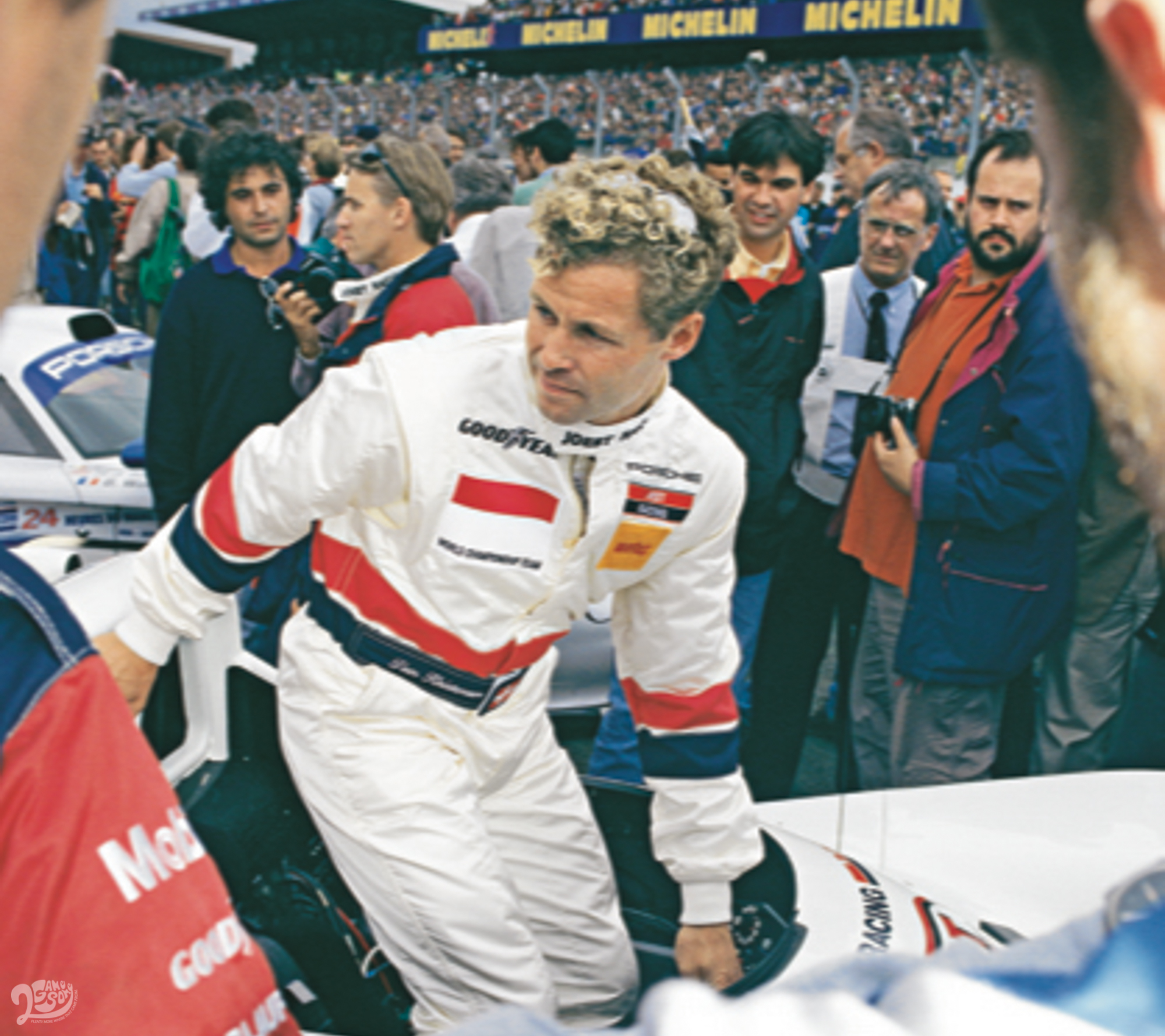 湯姆‧克里斯滕森（TOM KRISTENSEN）現身 1997 年利曼 24 小時耐力賽。