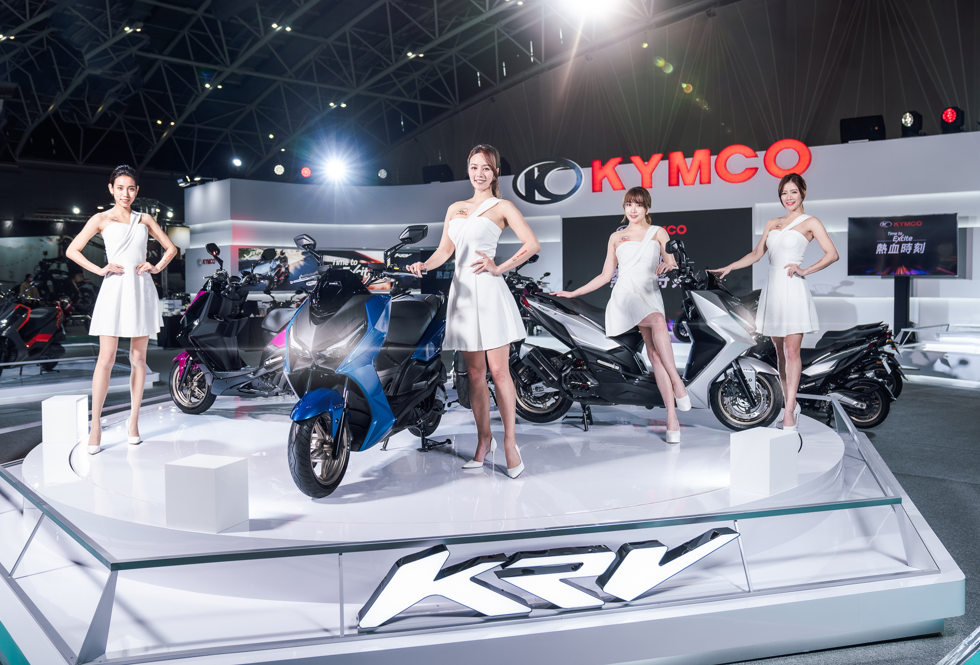 Kymco 白牌旗艦車款 KRV 預計 2 月底將突破 6,000 張訂單。