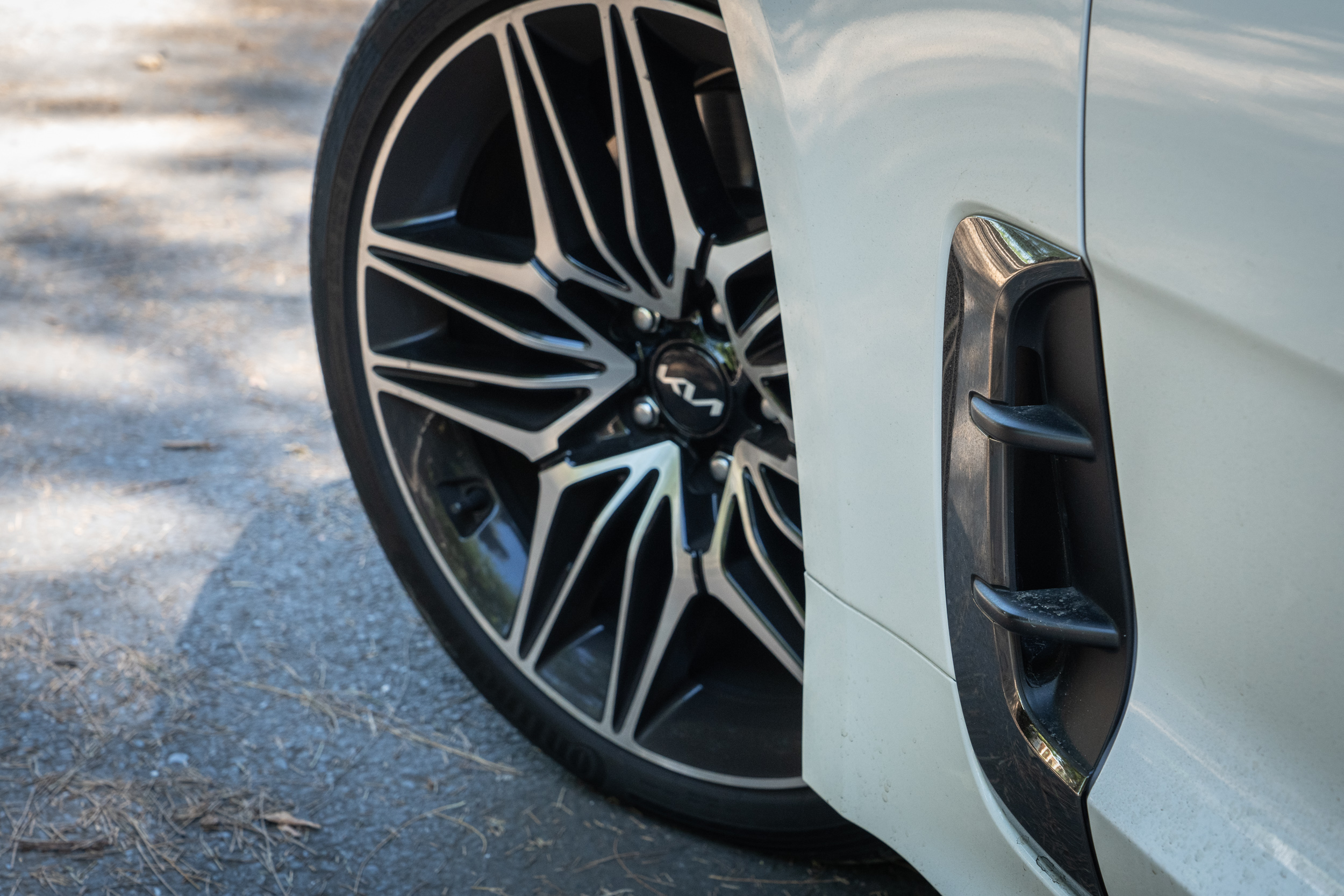 配備 19 吋輪圈,輪胎規格為前 225/40R19、後 255/35R19。