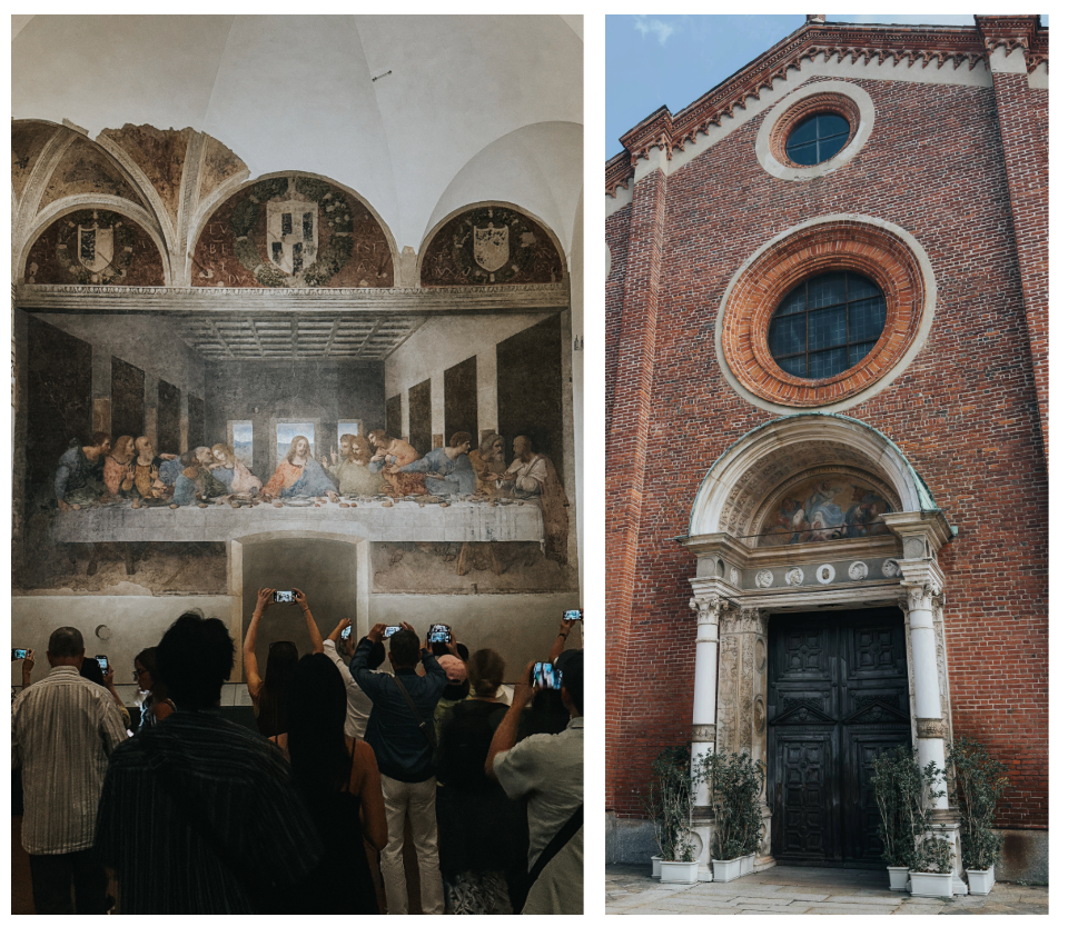LEXUS BEYOND IN ITALY典藏義大利之旅,帶領車主一睹15世紀末文藝復興時期 達文西《最後的晚餐》畫作真跡,現存於義大利米蘭的聖瑪麗亞感恩教堂內的修道院餐廳牆上。