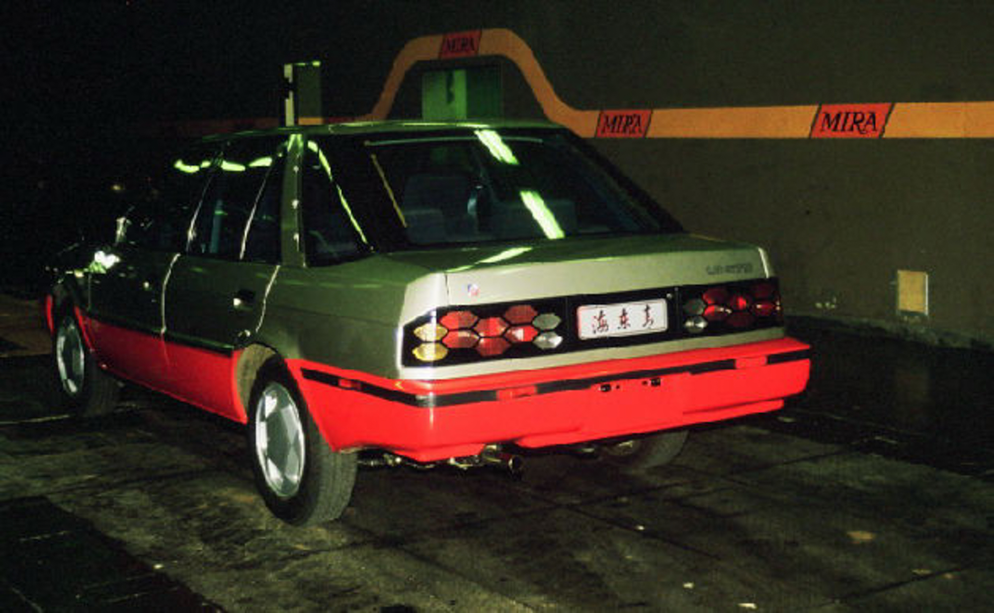 送去MIRA測風阻的原型車，當時還暫時稱為海東青。
