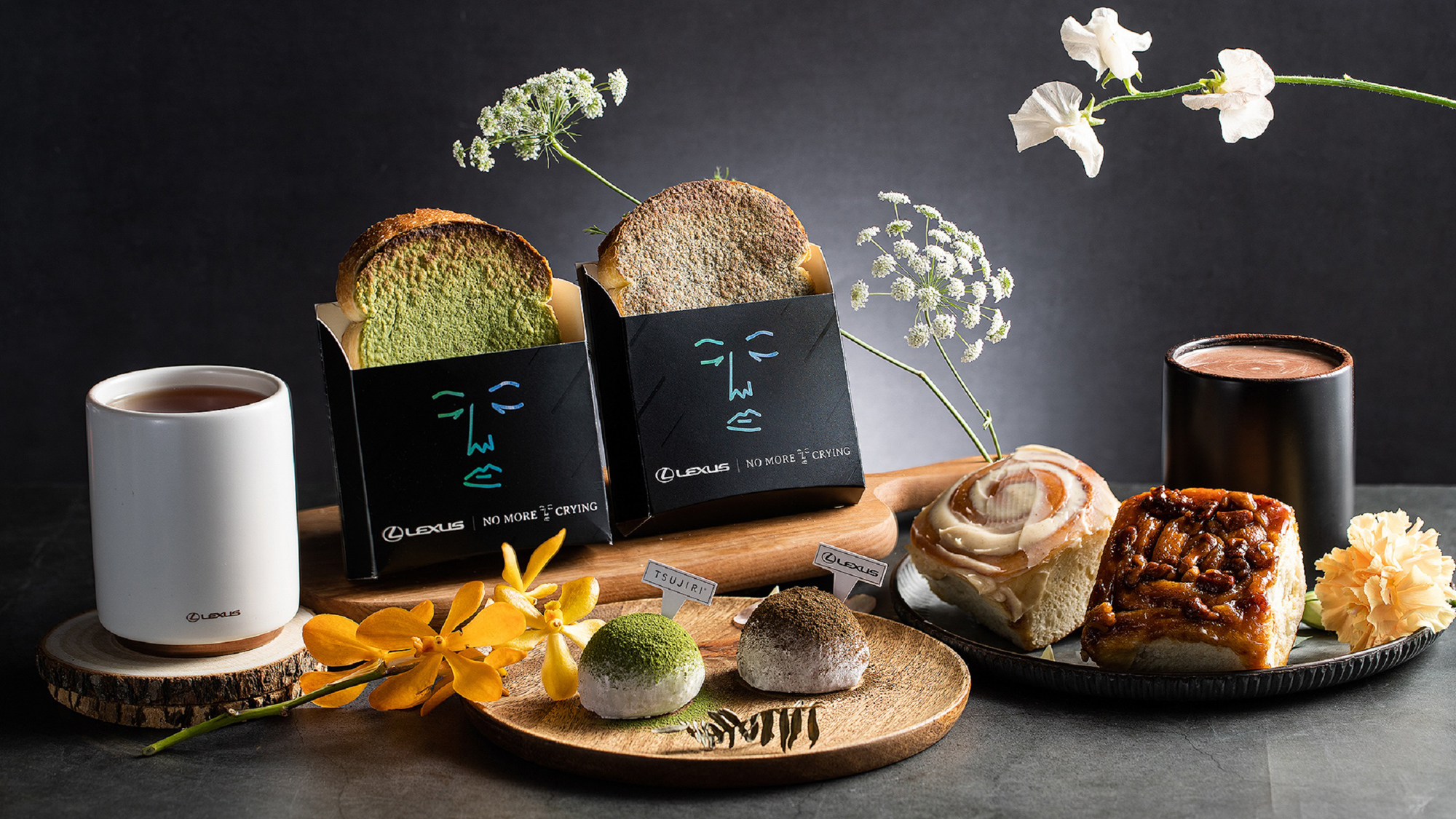 ▲ LEXUS ELECTRIFIED 品牌概念店 2023 年攜手辻利茶舖新推甜品