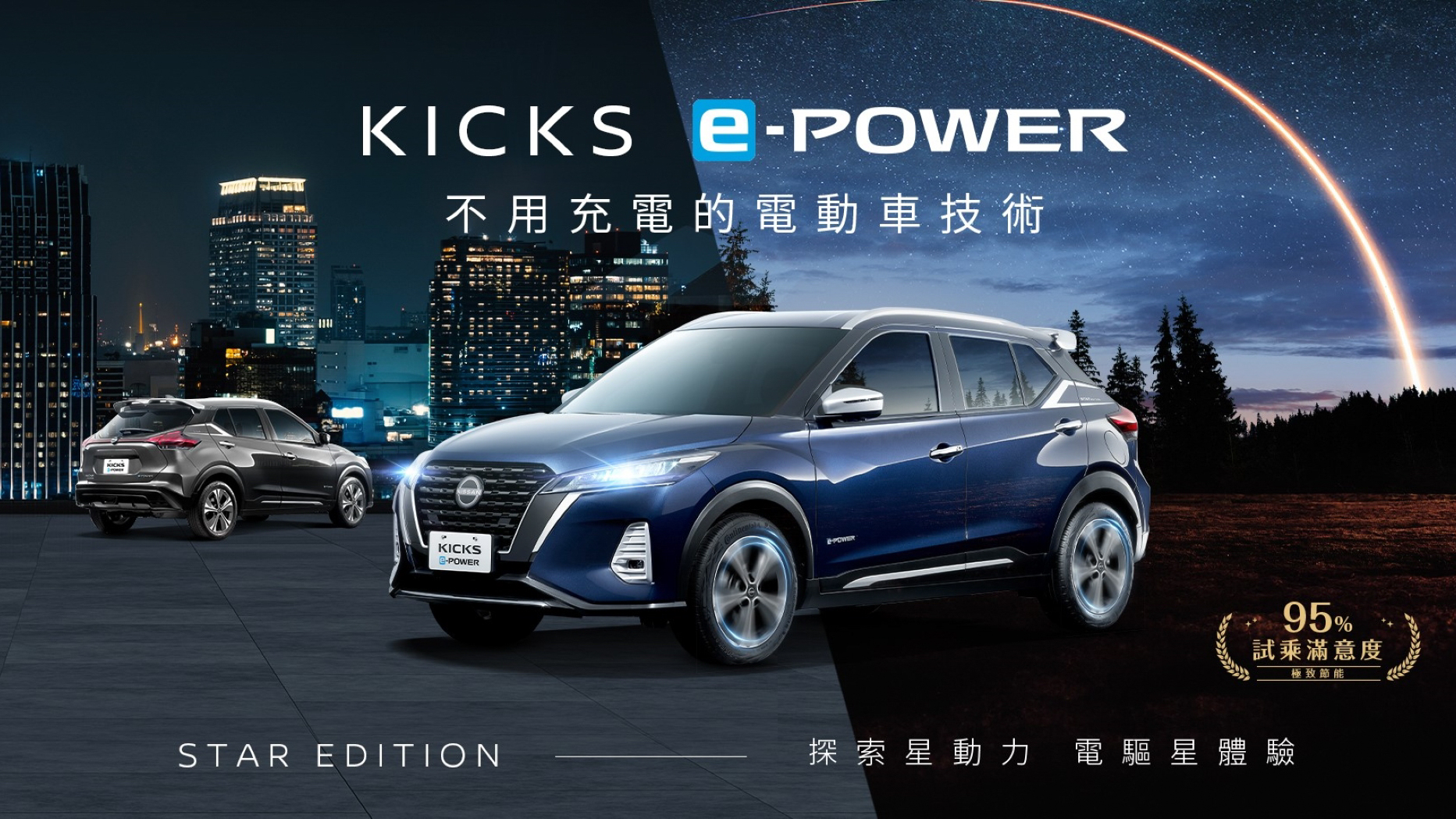 Nissan 推限量 200 台 Kicks e-POWER Star Edition 星空版！